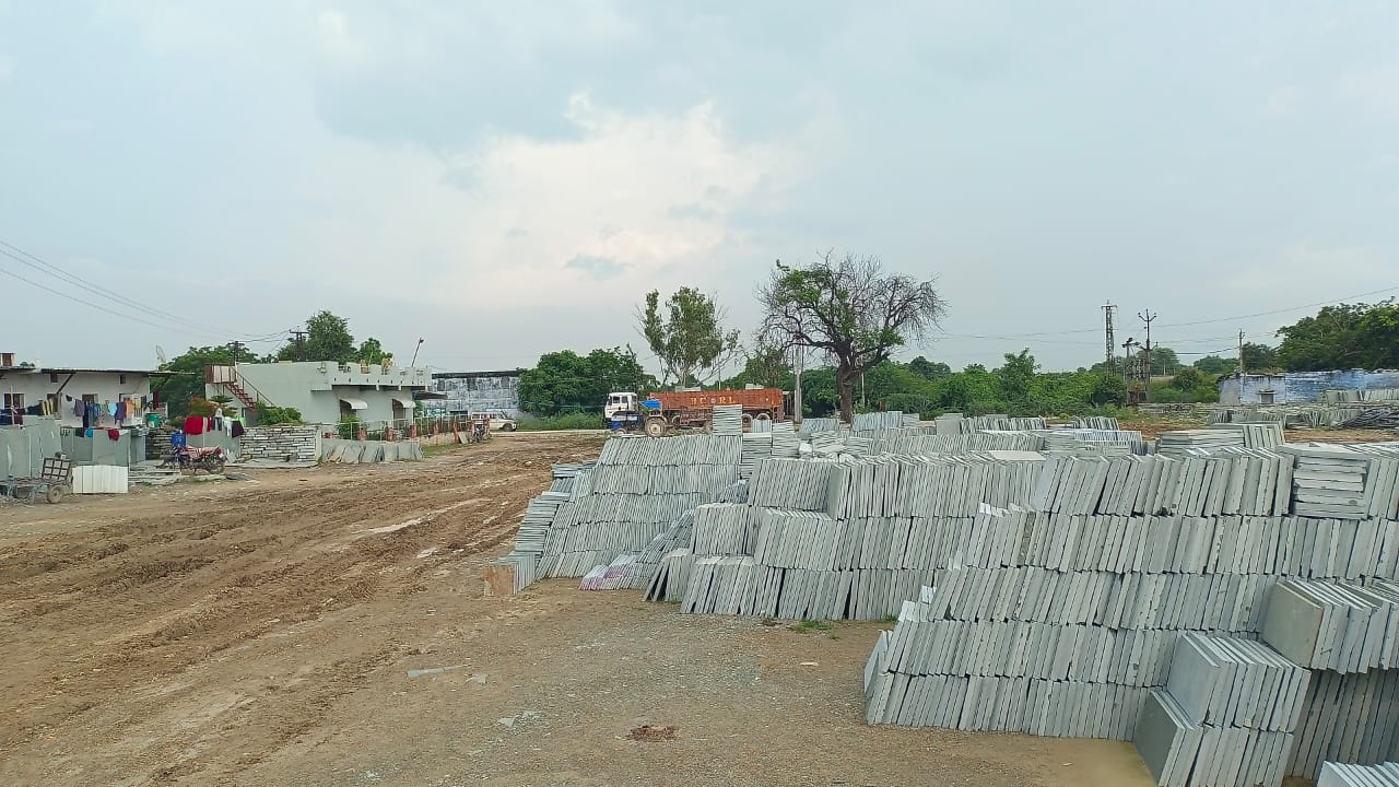 Kabra Industries stone yard